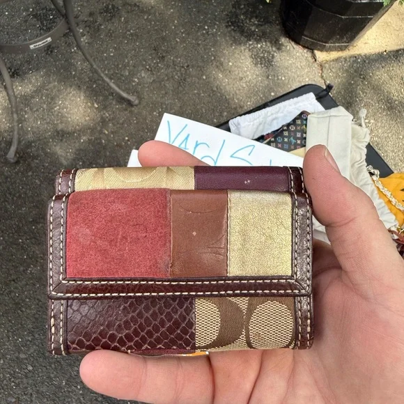 Coach Multicolor Patchwork Wallet - Picture 2 of 4